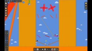 Соревнования Шаров в программе Algodoo.