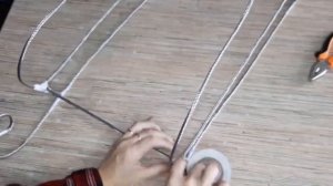 Новогодние, волшебные  светящиеся сани из проволоки с?