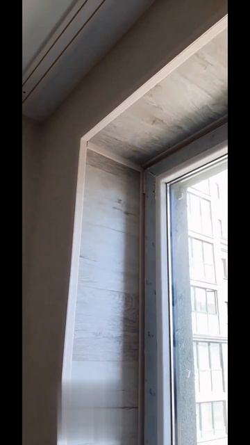 Оконные откосы из кварцвинила. Ремонт. Калининград. смотреть онлайн