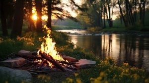 🔥 Спокойная атмосфера костра 🔥