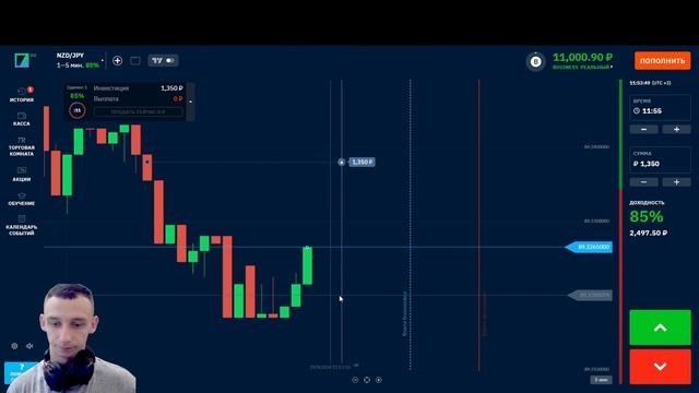 День 2. Заработок с 10.000р. | Заработал +1 820,50р чистыми 🥰 смотреть онлайн