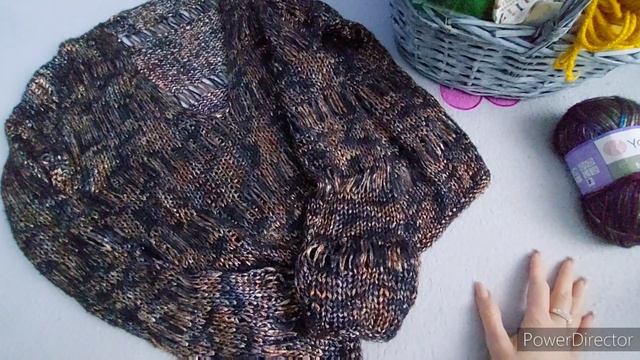 ЭТУ ТУНИКУ ХОТЯТ СВЯЗАТЬ ВСЕ.  КРАСИВАЯ  ПРЯЖА  YARNART