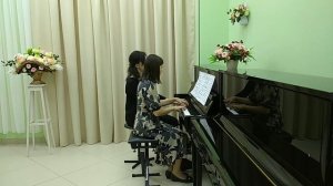 Шуберт Ф. Серенада для фо-но в 4 руки.Елена Безнарытная - Мария Щербина.