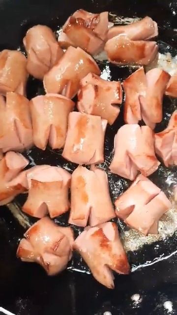 Жареные сосиски