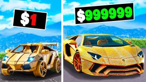 ПРОКАЧАЛ ЛАМБУ НУБА ЗА $1 ДО $1,000,000 В GTA 5