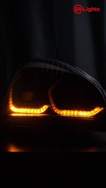 Фары Приора передние с Bi-Led модулем в стиле BMW