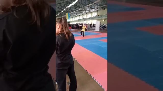 Рачковская Янина .Чемпионат Украины 2021 год .креатив оружие (нунчаки )