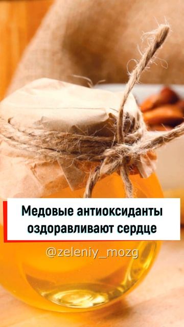 Медовые антиоксиданты оздоравливают сердце