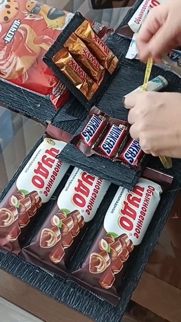 Подарок на день рождение своими руками #тренд #бокс #с? смотреть онлайн