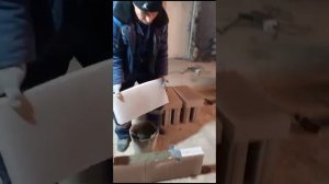 Укладка силикатных блоков + приспособление для укладк