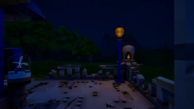 играю в лего фортнайт иду на летающие острова  часть 8