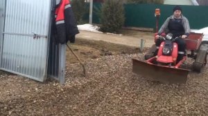 Мотороллер муравей 4т. Весенние работы