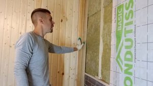 Жара -всë?!Утеплили предбанник. Лучшее средство от сор?
