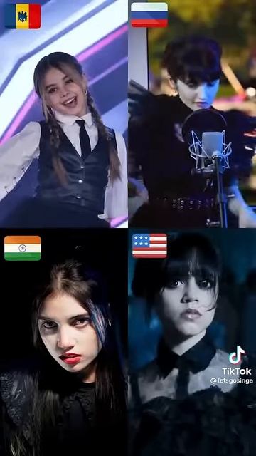 песня уэнздей на разных языках смотреть онлайн