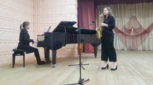 Ж  Мийо Бразильера из сюиты «Скарамуш» Новикова Виктория. Саксофон