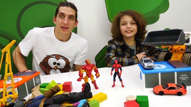 Игры для мальчиков. Куклы супергерои Марвел. Сборник видео для мальчиков.