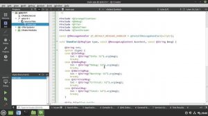 1. Intercepting QDebug messages