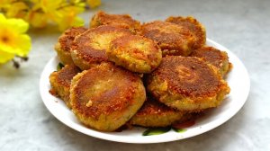 Гороховые котлеты с луком и морковью - постный рецепт