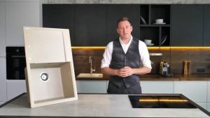 Мойка с крылом из искусственного камня OMOIKIRI Daisen