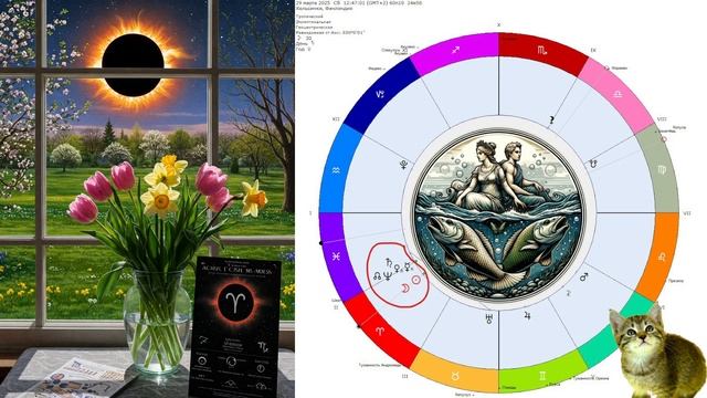 РЫБЫ Солнечное затмение 29 марта 2025. 4 года глубины или ? смотреть онлайн