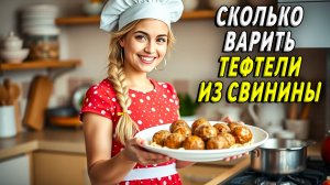 Сколько варить тефтели из свинины