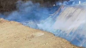 В Амурской области сгорел единственный мост, соединявший поселок с городом