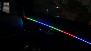 Установили контурную подсветку салона на Kia Cerato