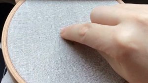 Одиночный тамбурный стежок, Ленивая маргаритка