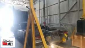 Тягач DAF. Замена сцепления.