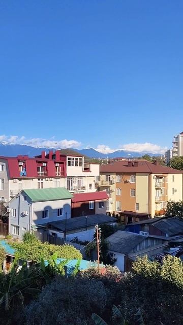 Когда фотообои стали реальностью😊 Вид с нашего балко смотреть онлайн