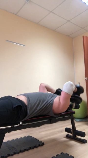 14.04.20 тренировка 58 французский жим с гантелями на гори? смотреть онлайн