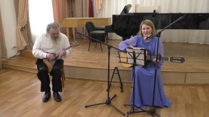 Романс «Двое», музыка Ирины Швенк, балалайка Игорь Бабушкин, стихи Валерия Тихонова, Барнаул.
