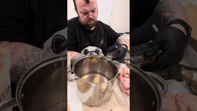 Маринуем окорочка для горячего копчения