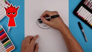 Как нарисовать красного Спрунки