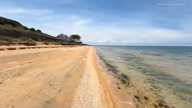 Голубицкая Темрюкский район Азовское море сегодня 14 мая 2025. Реальная картина с мазутом. Море,пляж
