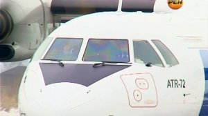 Первый полёт ATR 72-500 Йошкар-Ола - Москва