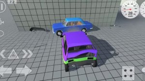 как разбить машину в simple car crash
