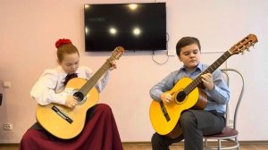 Журавлиный клин С.Ветушко, исп. Гуня Михаил и Николаенко Елизавета