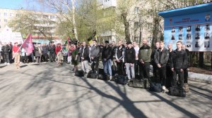 16 наших новобранцев отправились защищать Отечество