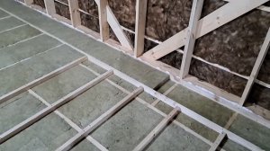 черновой пол в каркасном доме. утепление пола.