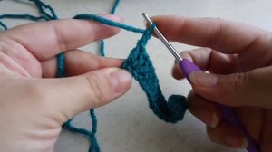 Как вязать столбик с одним накидом