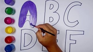 Bolalar uchun raqamlar va alifbo harflar chizish /Рисуем цифры и буквы алфавита для детей