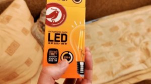Смотрим на: Филаментная LED-Лампа АШАН Красная птица E27 1