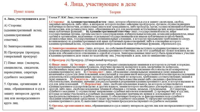 АДМИНИСТРАТИВНОЕ СУДОПРОИЗВОДСТВО