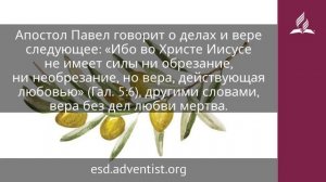 14 мая 2025. Дела и вера. Под сенью благодати _ Адвентисты