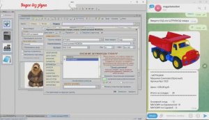 Из вашей программы данные о товаре в Telegram