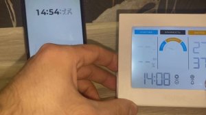 Настройка часов метеостанции Kitfort KT  3317