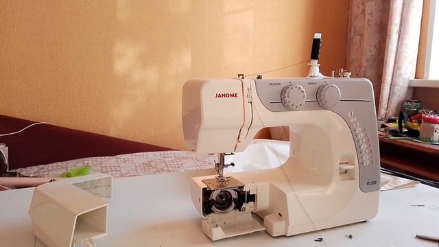 Замена иглы намотка нити на шпульку заправка бытовой