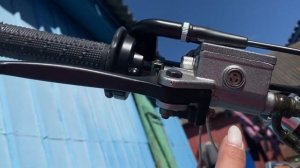 Установка стоп сигнала на питбайк SHARMAX MOTORS SPORT 145