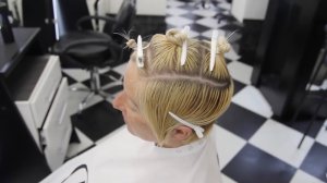 Короткая стильная женская стрижка. Техника Слои. Дисконекция